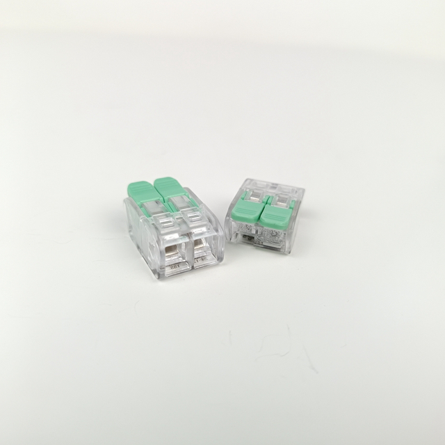 UL Listed DIY 1 in 1 Out Joint End Replace Wago 221-412 Junction Box Power Cable Fast Lever Nut Connector