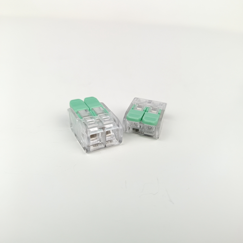UL Listed DIY 1 in 1 Out Joint End Replace Wago 221-412 Junction Box Power Cable Fast Lever Nut Connector