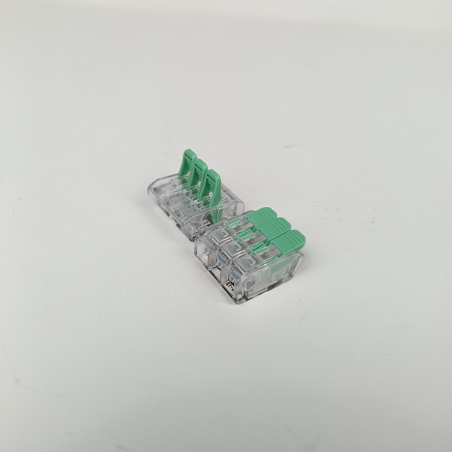 Replace Wago 1 in 2 Out Junction Box Joint Wire Connector 221-413 3 Way Reusable Lever Nut Spring Wire Connector UL Listed