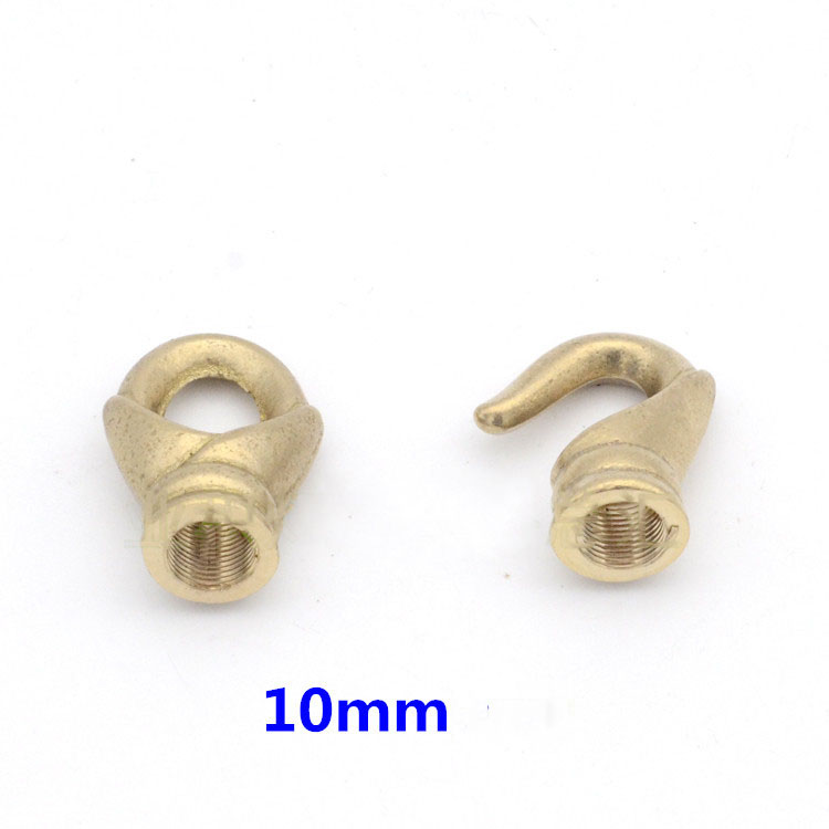 Pure Copper Rings Hooks Closed Opening Hooks Ceiling Trays Chandelier Crystal Lamps Rust-proof Rings, Lighting Accessories