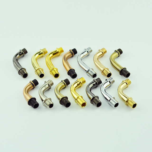 Seven Bend Pipe Connection Pipe Table Lamp Wall Lamp Chandelier Transfer Iron Pipe Fittings Hardware Lighting Fittings