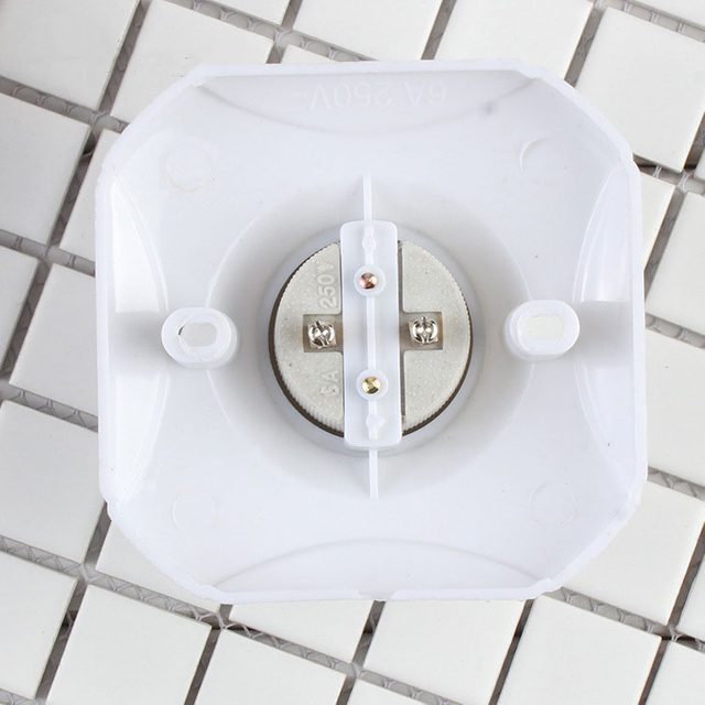 86mm Type Threaded Lamp Holder Ceramic Flat Lamp E27 Ceramic Lamp Holder E27 Lighting