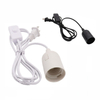 EU Plug E27 with Wire Lamp Holder Screw Holder with Switch with Wire Lamp Holder