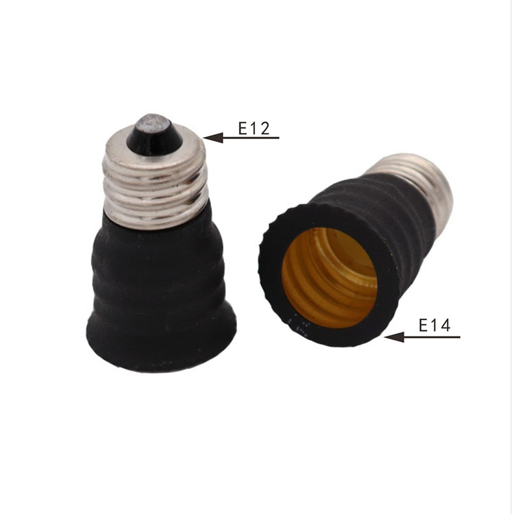 Directly Sale E12 to E14 Light Socket E12 Conversion Lamp Holder