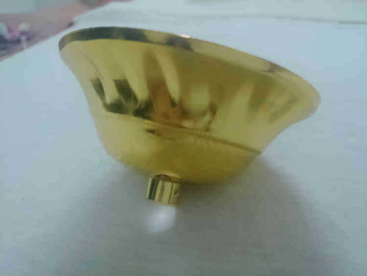 Crystal Lamp Cover Hanging Clock Candle Lamp Chandelier Dining Lamp Bell Horn Bell Lighting Accessories