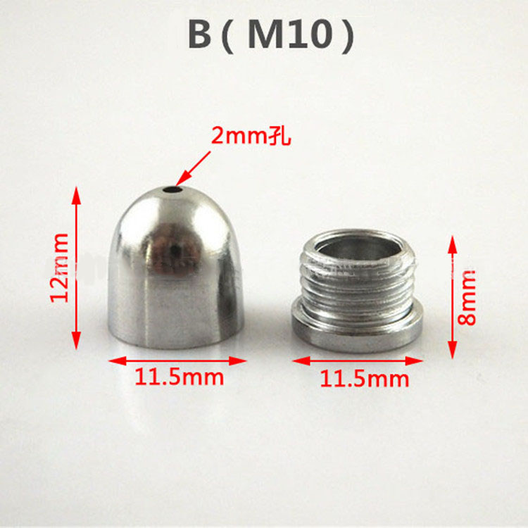 M4 M10 Inner Teeth Copper Parts Chandelier Wire Lock Head Nut Lamp Modification Accessories
