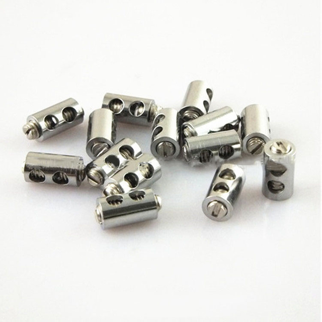 Pure Copper Wire Wire Double Hole Safety Buckle Safety Sleeve Rope Sleeve Anti-pull Buckle Card Head Lamp Accessories