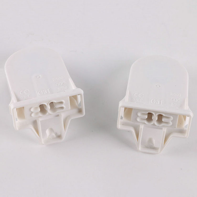 Manufacturers Hot-selling Aging Lamp Holder Plastic T8G13 Fluorescent Lamp Holder