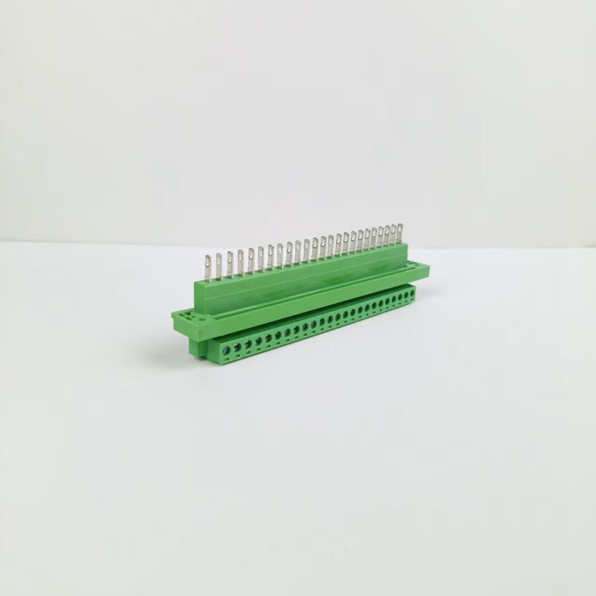 02p-24p Through Wall Panel Mounted Male And Female 5.08mm Pitch Pluggable Terminal Block 2EDGKM-5.08 2CDGM-5.08