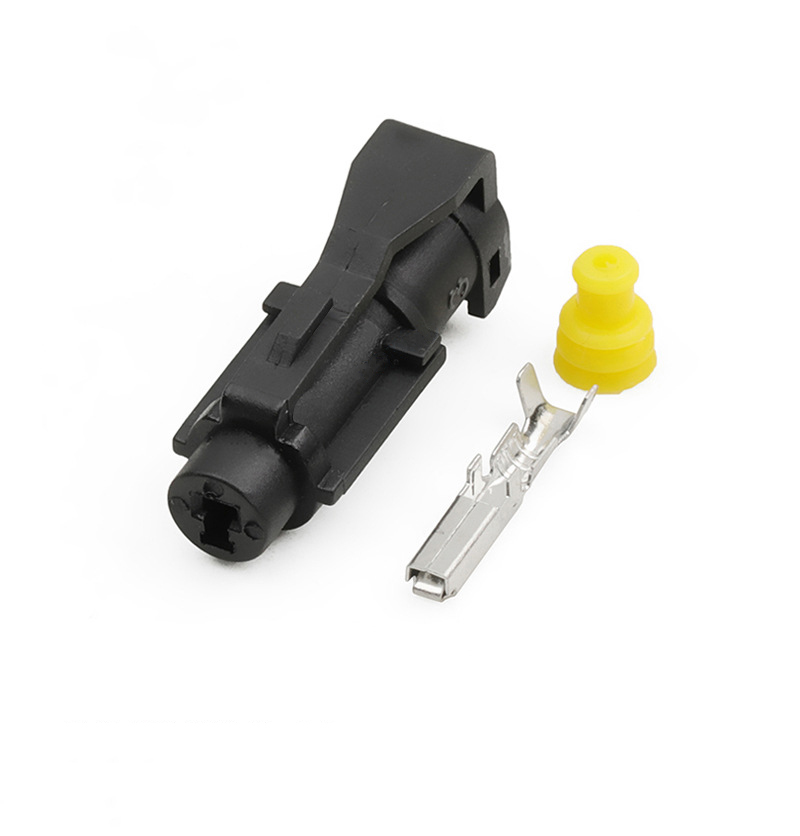 Automotive Waterproof Connector 1-hole Headlight Modification Wiring Harness Plug 7222-7414-30 Car Connector