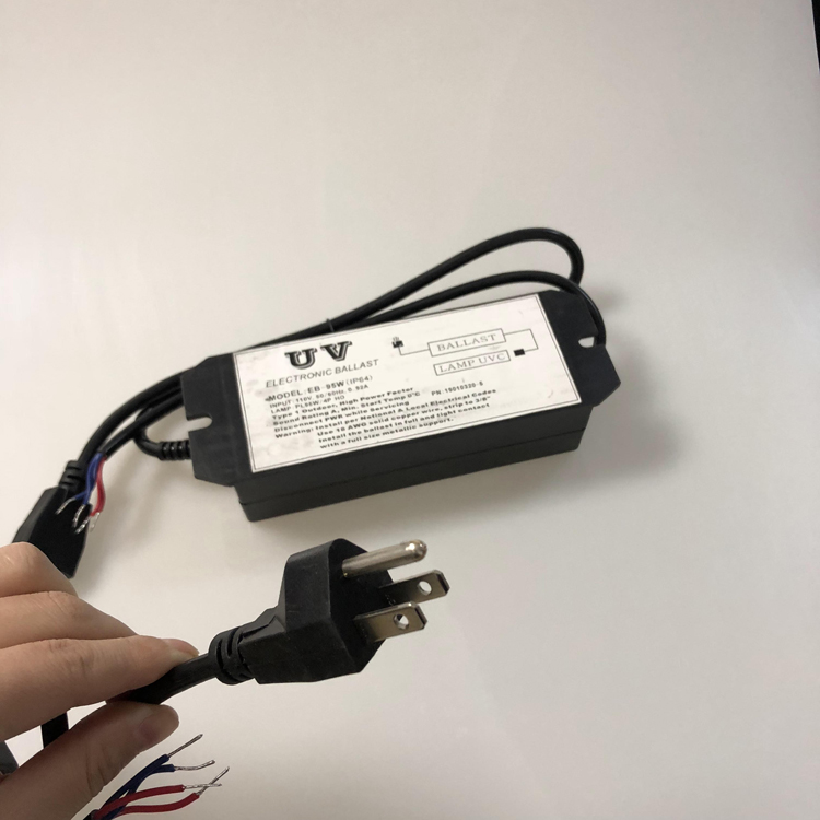 IP65 Waterproof UV Ballast with Preheat Start - Overvoltage Protection for Aquarium UV Germicidal Lamp