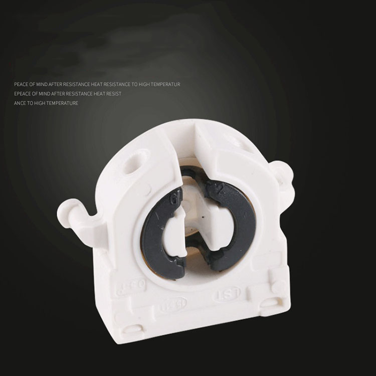 Wholesale PC Flame Retardant Lamp Holder T8 Aging Lamp Bracket Head Light Socket