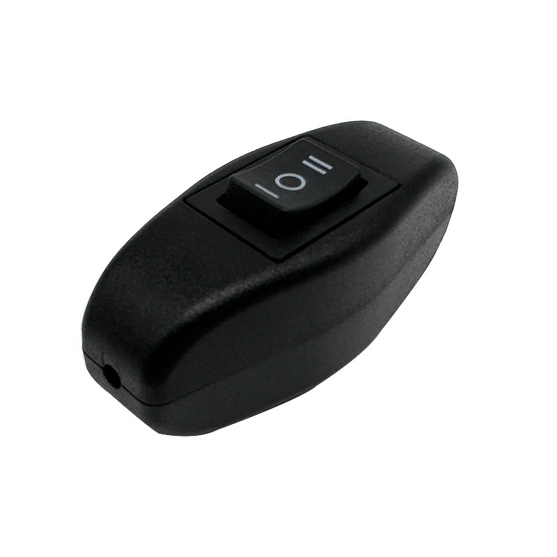 301 Inline Cord Switch 3 Way Rocker Switch with LED 4A 240V ON-OFF-ON for Bedside Lamps & Home Appliances