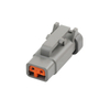 DTM Automotive Connector 2P Plug-in Connector Waterproof Sealing Strip Resistor Plug DTM06-2S-P006