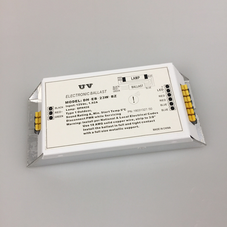 DH-EB-23W-BZ 12VDC 23W Electronic Ballasts for Uv Lamps Gph436t5l