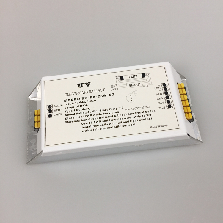 DH-EB-23W-BZ 12VDC 23W Electronic Ballasts for Uv Lamps Gph436t5l