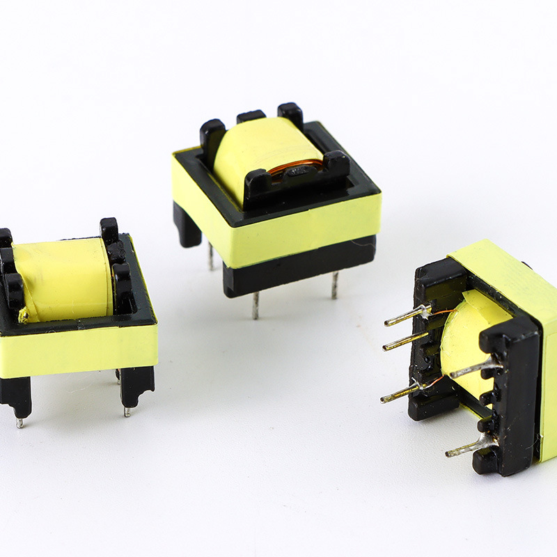 Factory Direct Supply EE22-5+5 High-frequency Transformer Single-phase Vertical Power Transformer Cell Phone Charger Transformer