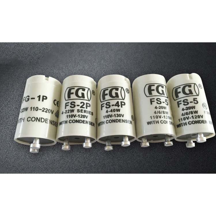 4-80w Fluorescent Starter CE Certificated 220-240V FS-U Lamp Starter with Condenser