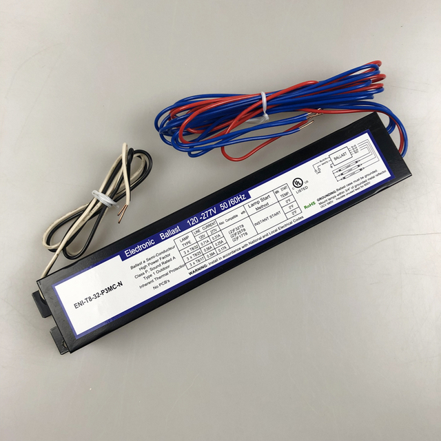 ENI-T8-32-P3MC-N ballast 32wx3 120-277V fluorescent ballast with ul 