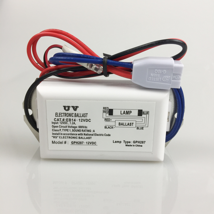 DC12VDC24V120V220V UV Electronic Ballast for Uvc Germicidal Lamp