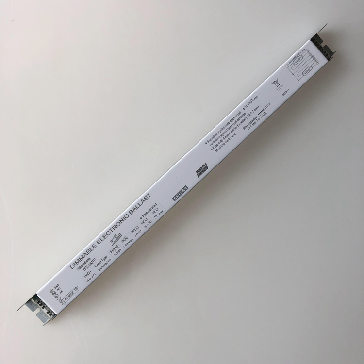 0-10V dimming 2x54w electronic ballast 110-277v electronic fluorescent dimming ballast
