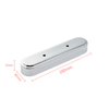 Factory Wholesale Electroplating Straight Side Plate Polished Lamp Holder Long Strip Ceiling Plate