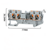 PT4 QUATTRO Two in Two Out Spring Plug-in Terminal Block Replace Phoenix Tool Free Push Button NS35 Din Rail Terminal Connector