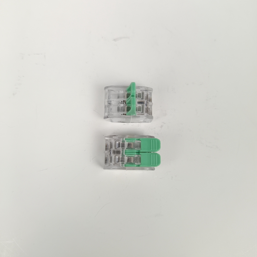UL Listed DIY 1 in 1 Out Joint End Replace Wago 221-412 Junction Box Power Cable Fast Lever Nut Connector