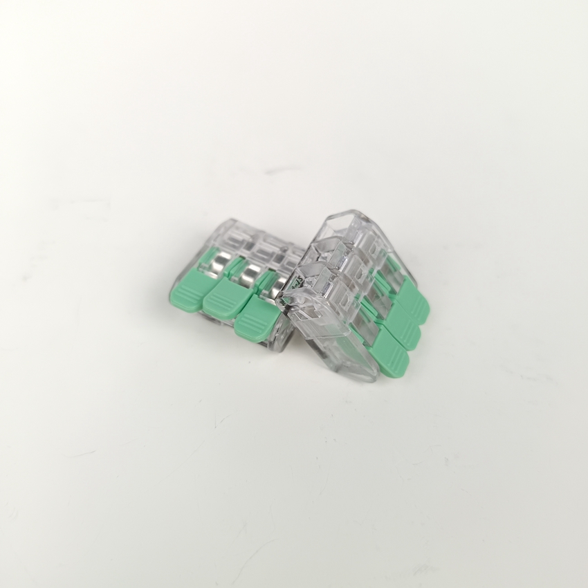 Replace Wago 1 in 2 Out Junction Box Joint Wire Connector 221-413 3 Way Reusable Lever Nut Spring Wire Connector UL Listed