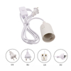 EU Plug E27 with Wire Lamp Holder Screw Holder with Switch with Wire Lamp Holder