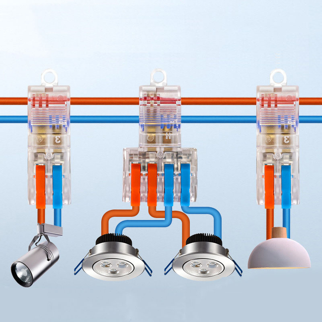 DF-T22 and DF-T24 T-type main line non stripping quick connection terminals for no breaking wire splitters wire connector