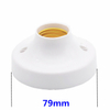 E27 Screw Base Lamp Holder Surface Mount Base Plastic Socket Lamp Holder Lighting Accessories