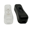304 In-line Cord Switch | EU/US/ Certified | White/Black/Transparent | 2A 250V/120V | Single Pole On/Off