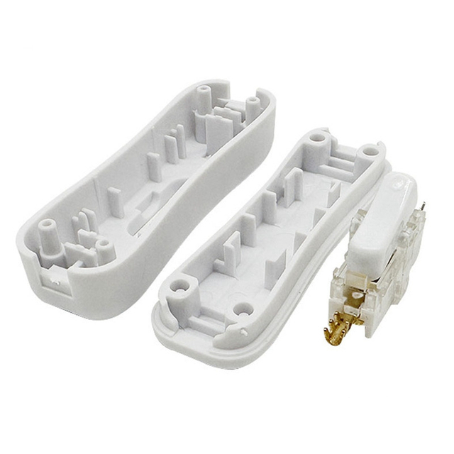 UL/KC/PSE/SAA Certified 304 Inline Rocker Switch Genuine 10A 250V | Black/White/Transparent Shell | For Lamps & Small Appliances