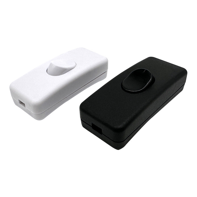 303 Inline Cord Switch UL CE Certified 303 Single Cut Mid-Cable Switch for Table Lamp Floor Lamp 2A 250V