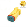  AT06-2S-R120YEL excavator parts come with 120 ohm resistor connector with 2-hole plug AT04-2P