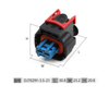 DJ7029Y-3.5-21 Diesel Injector Plug Connector 1928405521 Plug 1928A0051 DJ7029Y-3.5-11