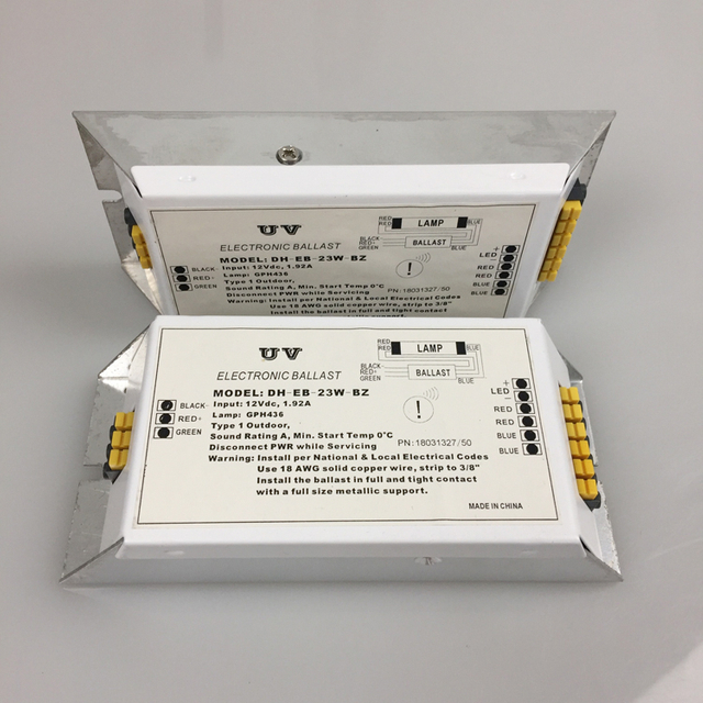 DH-EB-23W-BZ 12VDC 23W Electronic Ballasts for Uv Lamps Gph436t5l