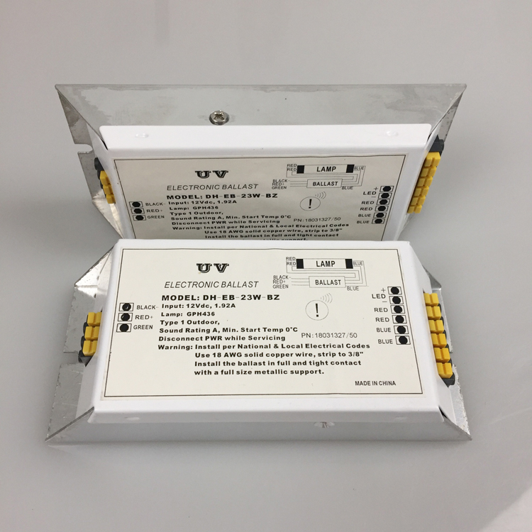 DH-EB-23W-BZ 12VDC 23W Electronic Ballasts for Uv Lamps Gph436t5l
