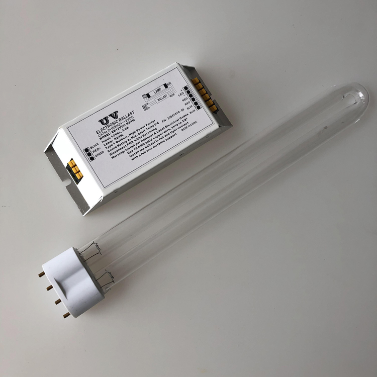 H24W Uv Germicidal Lamp 24w Electronic Ballast High Quality with Aluminum 12VDC Germicidal Uv Ballast