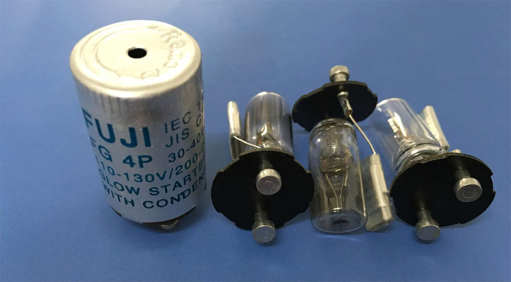 FS-4P 110-130V 4-40W Fluorescent Bulb Starter with Condenser