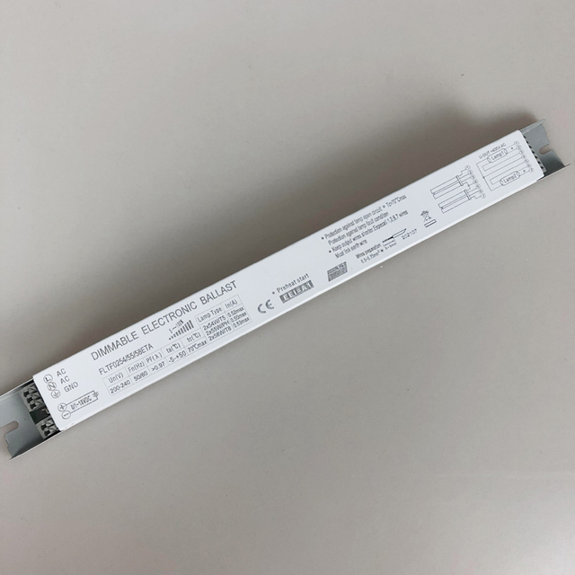 0-10V Dimming 2x58w Electronic Ballast 2x54/55/58W Universal Dimmable Ballast