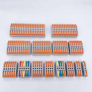 Factory Quick Connect Terminal KV223 Press Type Wire Connector with Two in Two Out Soft And Hard Wires Universal Wire Connector Junction Box Connector