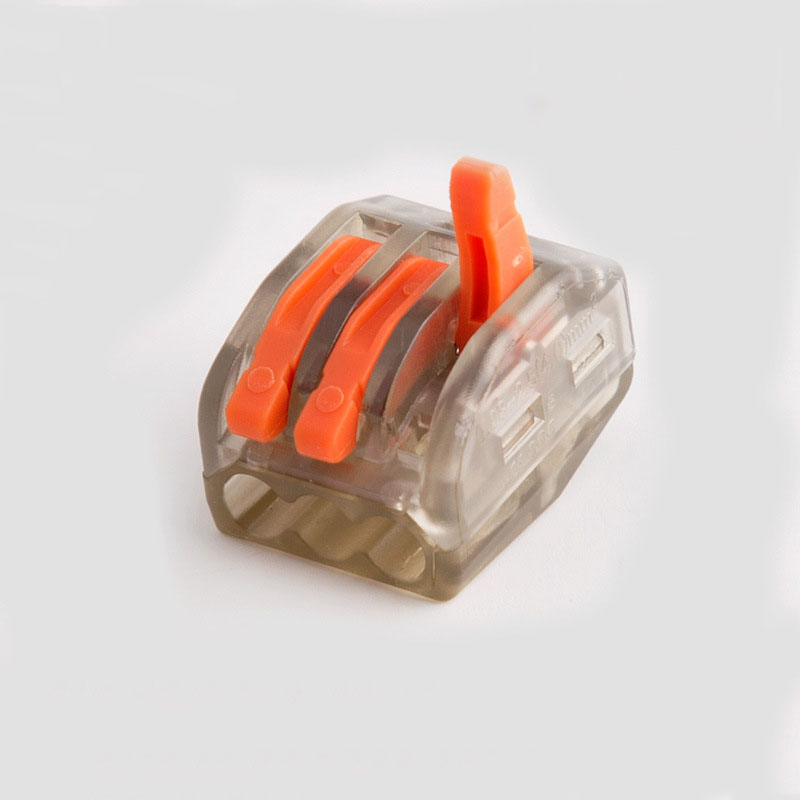 PC Material Replace Wago 222-412 2 Way 3 Way 4 Way 5 Way 8 way PCT-212 PCT-213 PCT-214 PCT-215 PCT-218 Transparent Fast Wire Connector