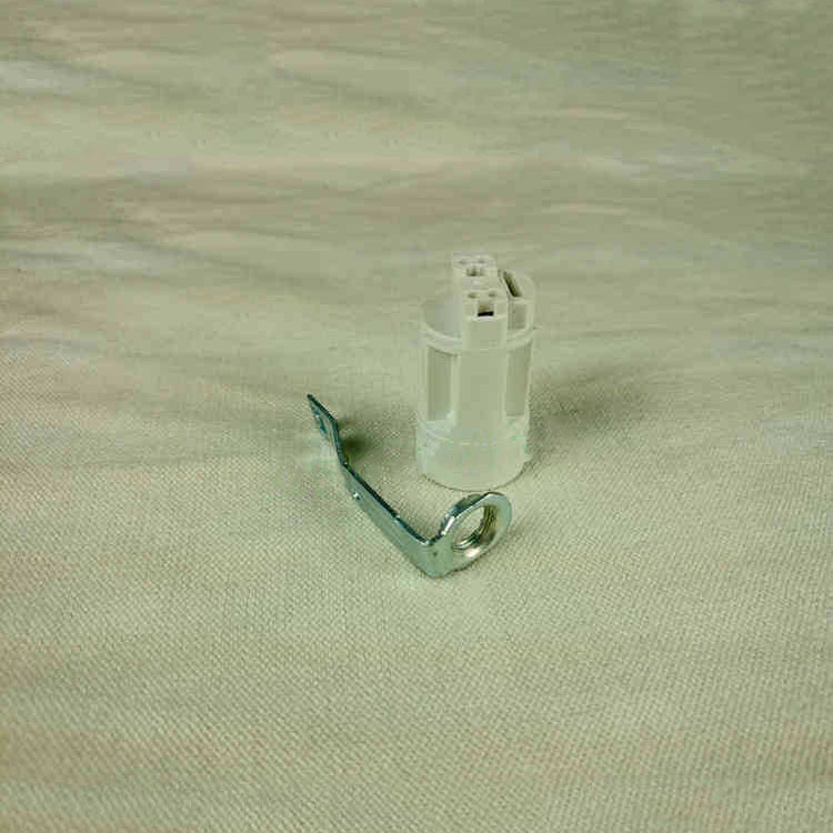 E14 Bracket Lamp Holder LED Pull Tail Screw Mouth with European Style Candle Crystal Lamp Holder