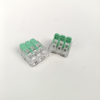 Replace Wago 1 in 2 Out Junction Box Joint Wire Connector 221-413 3 Way Reusable Lever Nut Spring Wire Connector UL Listed