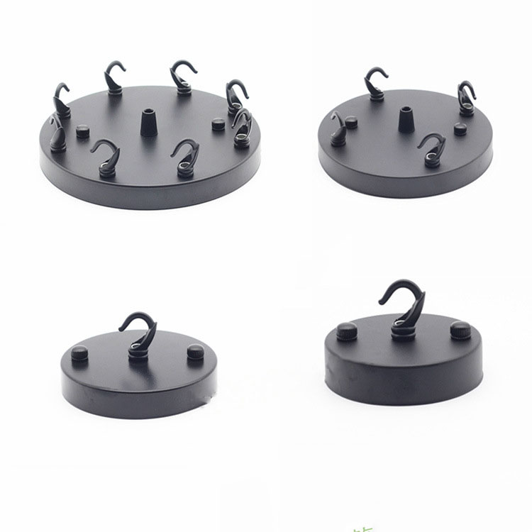 Straight Side Ceiling Disc Hook Ring Multi-hook Chassis Ceiling Plate Lighting Fixture Accessories