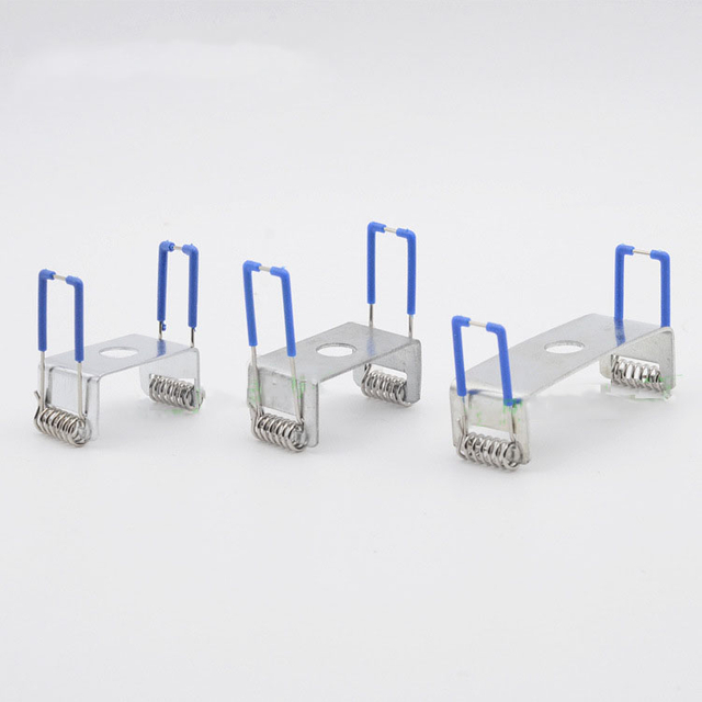 Spring Clip Plastic Circlip Buckle Downlight Spotlight Ceiling Light Aisle Light Buckle Light and Shade Mounting Bracket