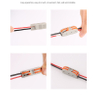Replace Wago DIY Lever Nut Color Button 2 in 2 Out 3 in 3 Out Wire To Wire Junction Box Ceiling Lighting Fast Wire Connector PCT-2-2 PCT-2-3