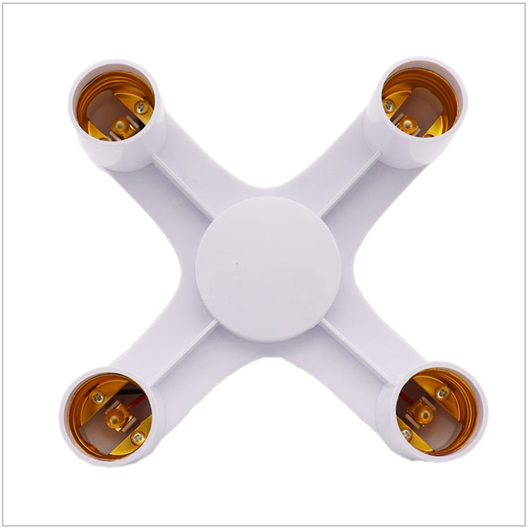 Wholesale B22 to Three-head Conversion Lamp Holder B22 to 2E27 3E27 4E27 5E27 7E27 Lamp Holder light base socket